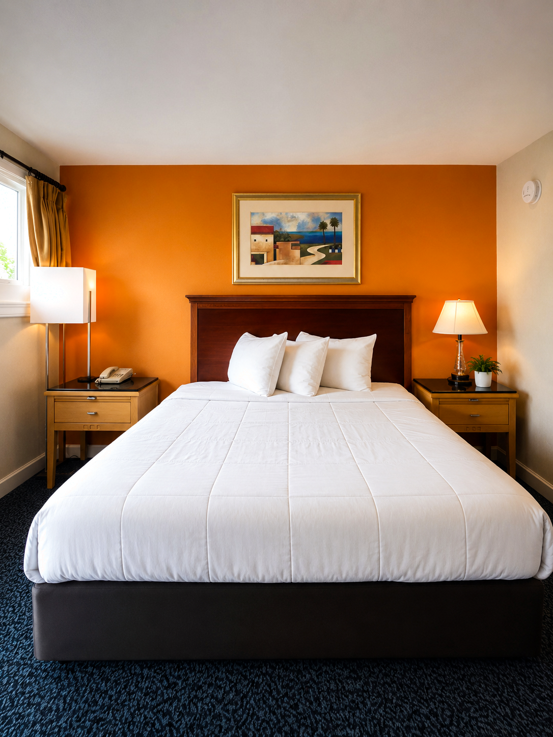 Single Queen Bed with River View